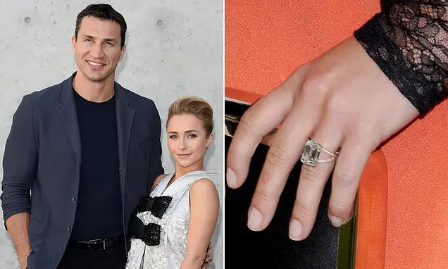 Hayden Panettiere manteve o anel de noivado de 500 mil dólares que recebeu de Wladimir Klitschko. É um objeto pessoal q…