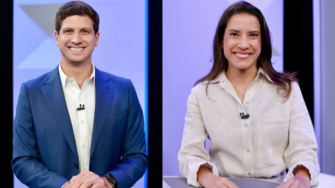 Pernambuco, debate entre João Campos e Raquel Lyra, com ambos empatados tecnicamente nas pesquisas. A disputa concentro…