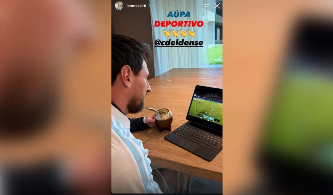 Messi assistiu a vitória do Eldense por 4 a 1 na La Liga 2, logo após comprar o clube espanhol. Ver uma figura como ele…
