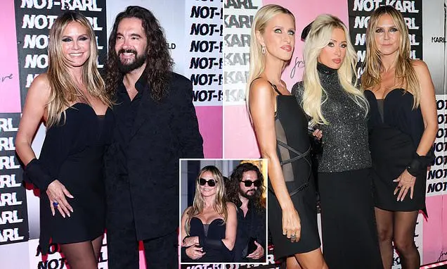 Heidi Klum e Tom Kaulitz estavam no Paris With Love, em Paris, onde o marido não conseguiu tirar as mãos dela durante a…