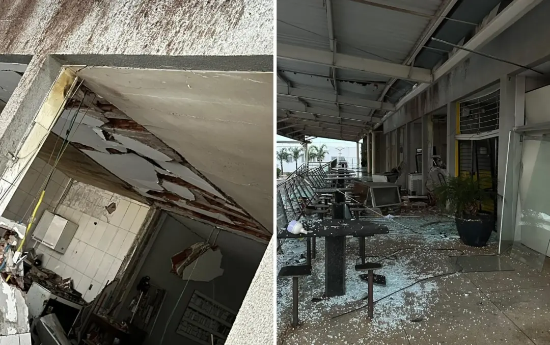 São Simão, em Goiás, teve uma explosão na rodoviária na quarta-feira, deixando três feridos, um deles com queimaduras g…
