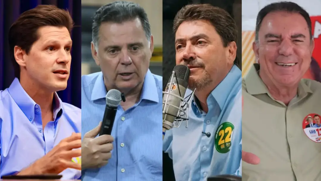 Candidatos ao Governo de Goiás fizeram o último dia de campanha em Goiânia e no interior com carreatas e caminhadas. A …