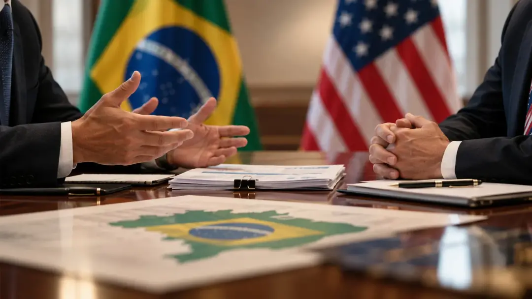 Milwaukee, EUA. Negociação tarifária Brasil EUA sem prazo definido para novo rascunho. A demora mostra como o cenário p…