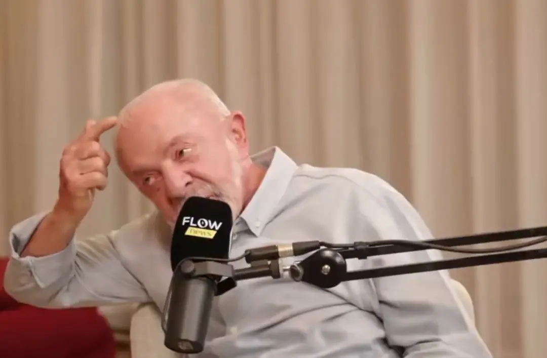 Lula disse no Flow Podcast que sou um sósia, já morri várias vezes. A piada saiu no meio da conversa sobre o tratamento…