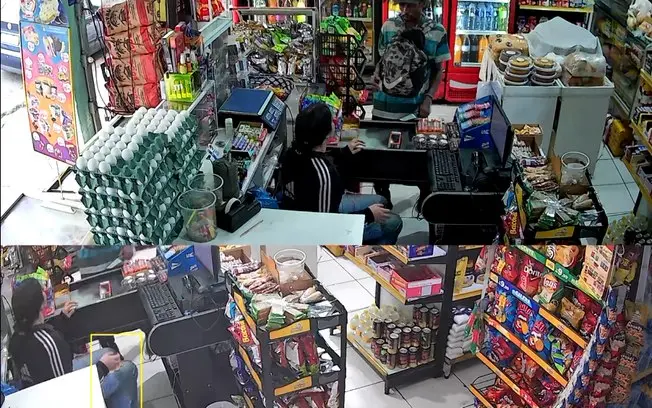 Barueri registrou prisão em flagrante após um homem ameaçar funcionária com faca em um comércio na Avenida Sargento Jos…
