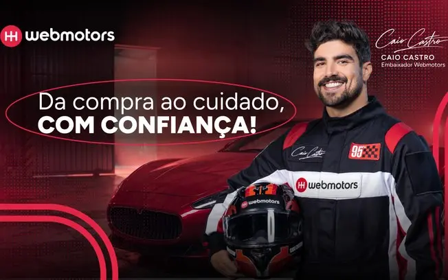 Caio Castro se torna embaixador da Webmotors por nove meses, mudando a lógica de usar celebridade só para um momento. E…