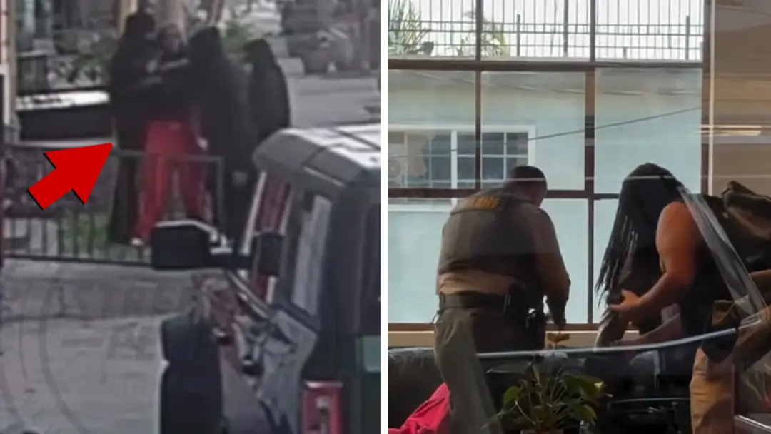 Três assaltantes mascarados agrediram e atiraram em um homem saindo de uma loja de moda cara em West Hollywood, depois …