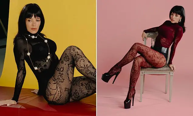 Lily Allen arrasou num ensaio da Calzedonia com lingerie e botas de leopardo. Acho interessante como moda vintage usa p…