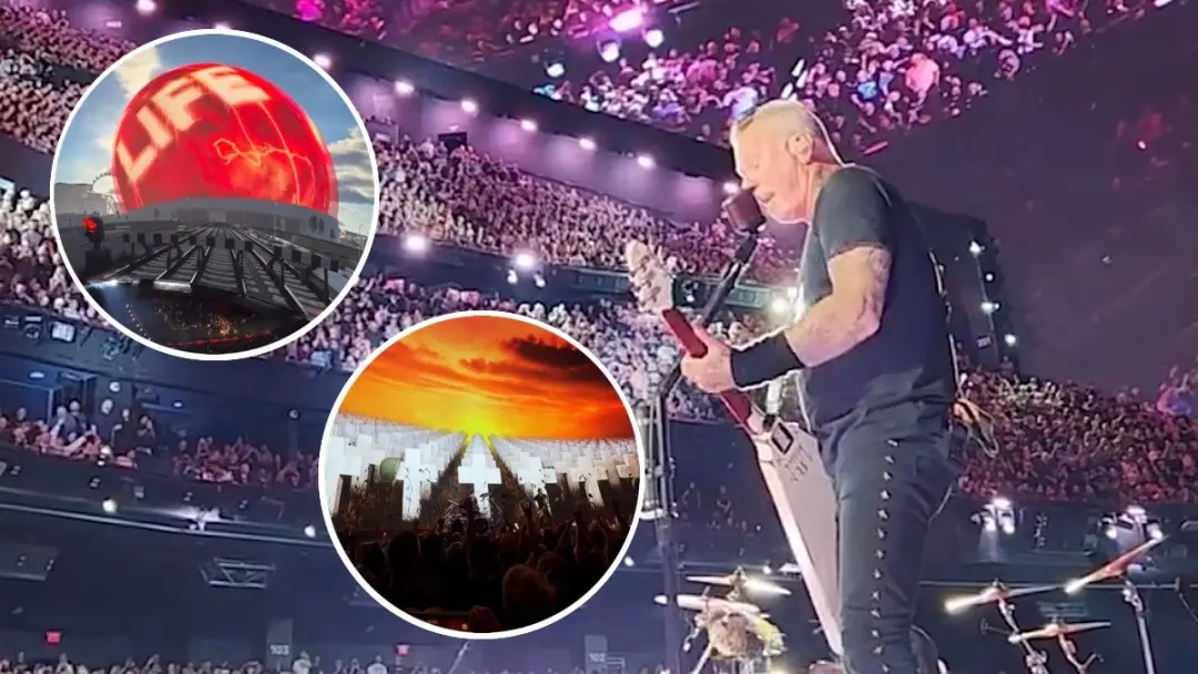 Metallica estreou a residência Life Burns Faster no Sphere em Las Vegas com um show de 16 músicas. É um evento de grand…