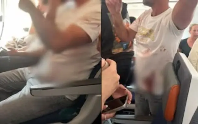 Dubai, no voo FZ1073, um copiloto esfaqueou o comandante e tentou derrubar o avião de 180 passageiros, o que foi classi…