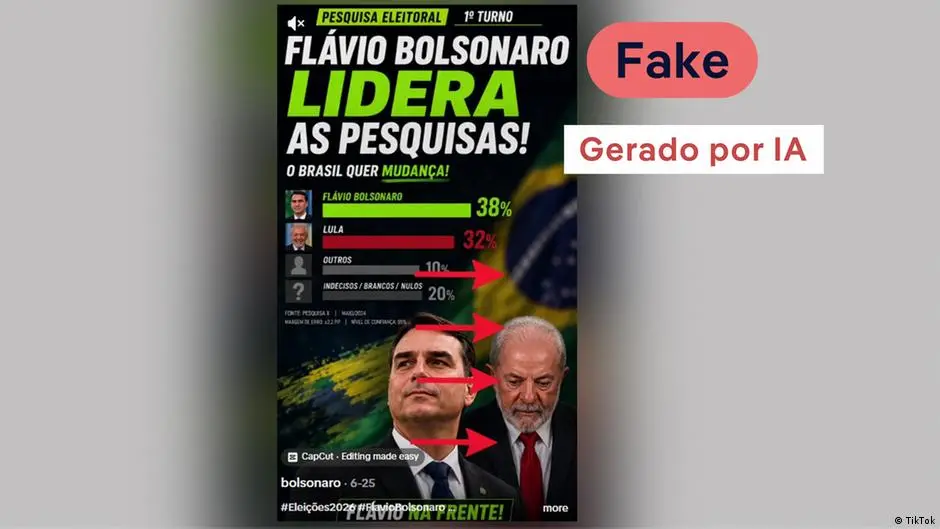 Vídeos falsos e enquetes forjadas tentam usar a dúvida estatística para enfraquecer a confiança nas eleições. Isso acon…