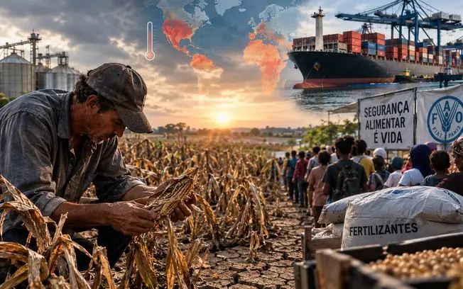 35 por cento de queda na produção de milho na França, por causa das mudanças climáticas. Os conflitos no Golfo Pérsico …