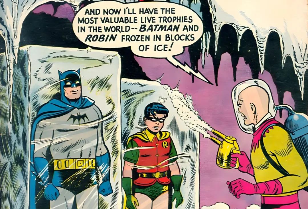 Batman #121, de 1959, teve a primeira aparição do Mister Freeze, antes de ele virar um dos vilões mais icônicos. Esse p…