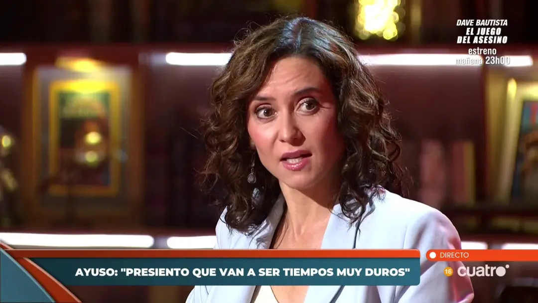 Isabel Díaz Ayuso bate recorde de audiência em Horizonte, com 1,63 milhão de telespectadores na noite de quinta. É impr…