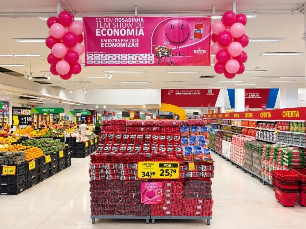 Rosadinha do Extra Mercado volta ao Rio com descontos de até 45% em mais de dois mil produtos, entre 1º e 18 de outubro…