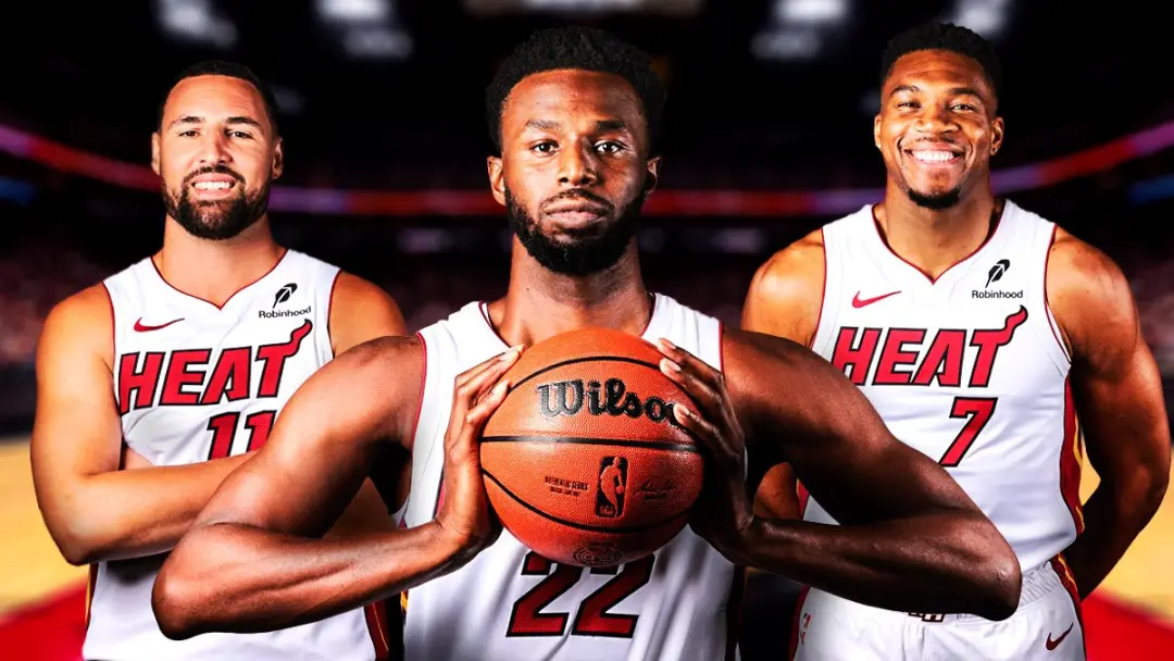 Andrew Wiggins falou sobre o time Miami Heat com Giannis Antetokounmpo e Klay Thompson no treino em FAU. Ter jogadores …