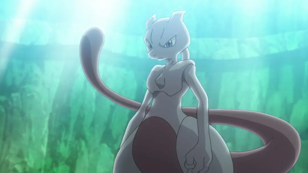 Mewtwo foi criado por experimentação genética com DNA de Mew na Geração 1 de Pokémon. Essa origem artificial deu um pes…