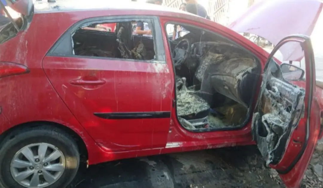 Oeiras do Pará registrou prisão de homem suspeito de incendiar carro em frente a escola municipal na quarta-feira. É mu…