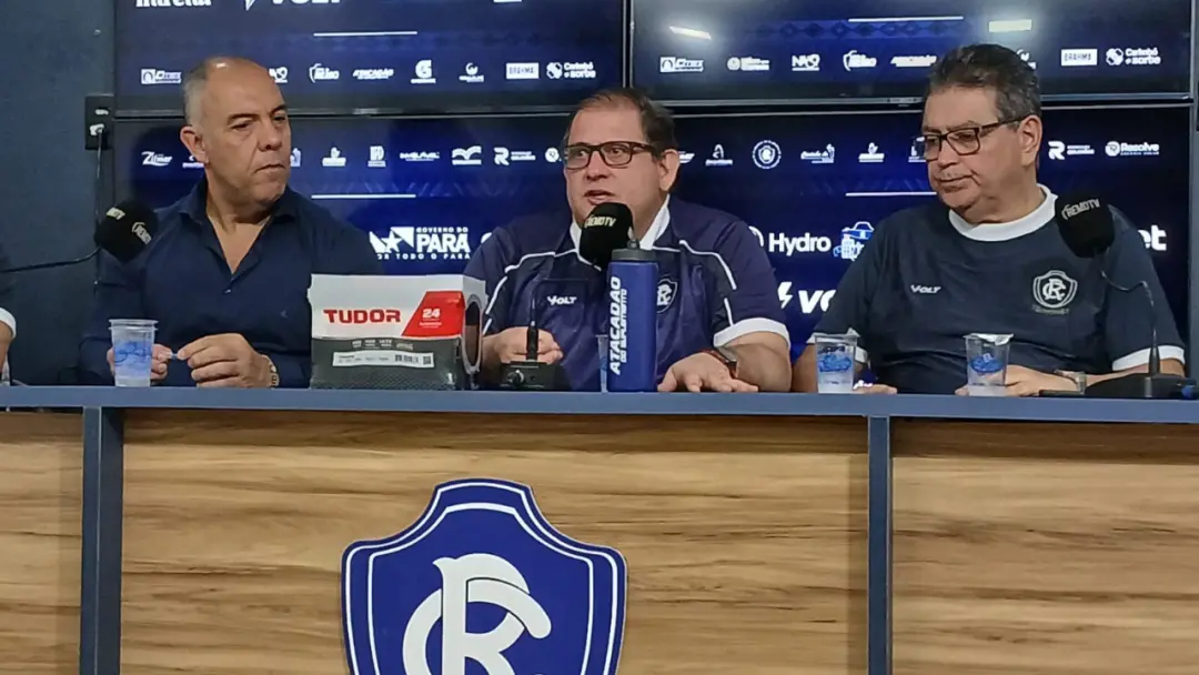 Tonhão, presidente do Remo, falou que as saídas de Guto Ferreira e Pedro Rocha foram travadas por diferenças financeira…