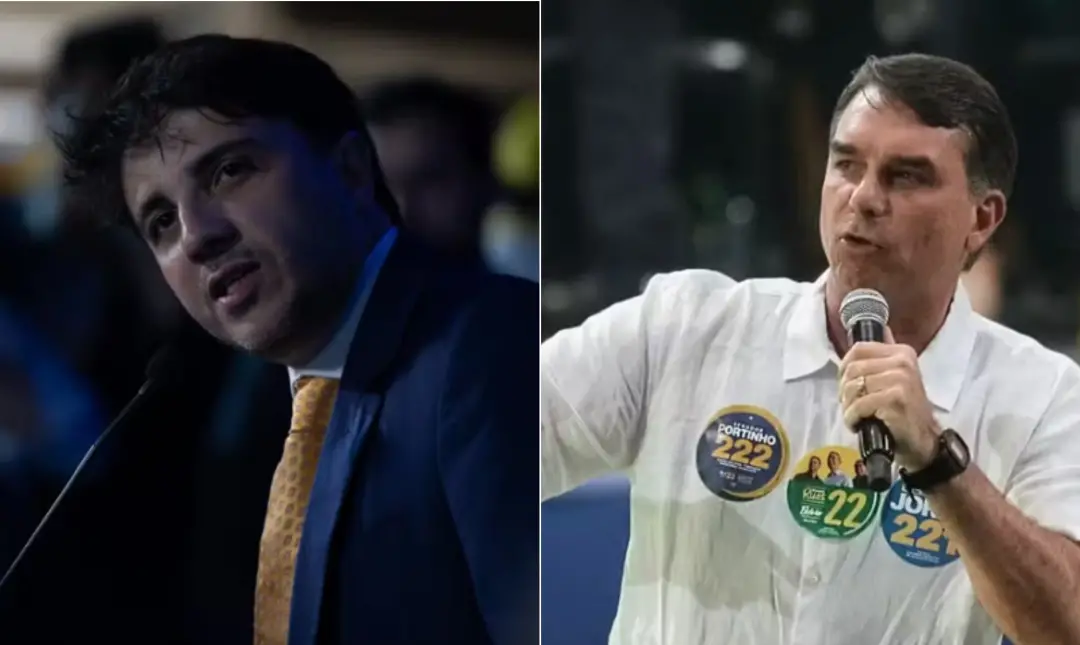 Renan Santos chamou Flávio Bolsonaro para um debate de boa em bar depois que a Globo cancelou o presidencial por intima…