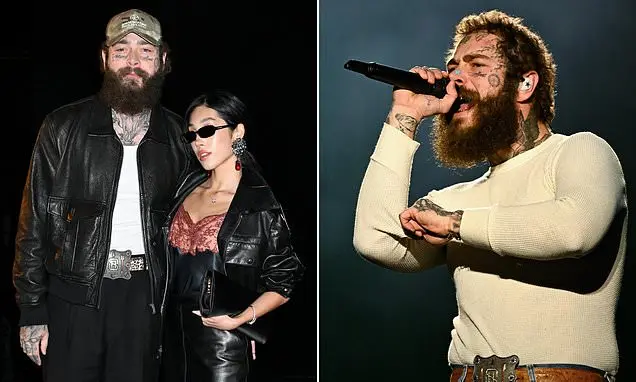 Post Malone apareceu na Semana de Moda de Paris depois adiar os shows na Austrália. Isso mostra que algumas prioridades…
