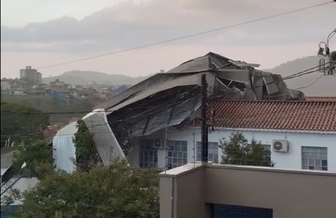 Monte Sião decretou emergência por causa dos estragos de um temporal na semana passada, com ventos de 110 km/h e seis p…