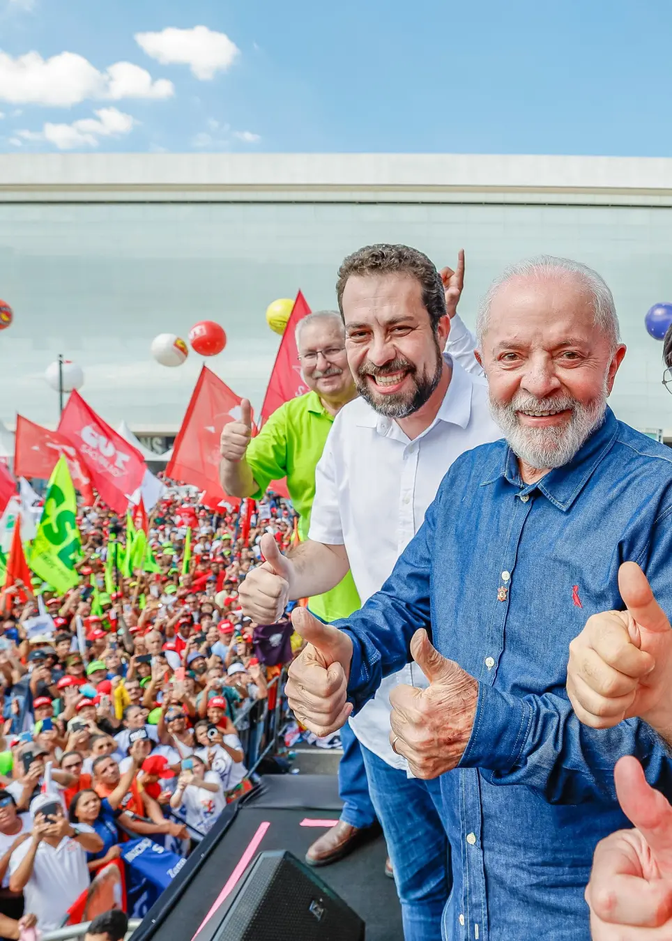 Ministros Boulos e Guimarães se afastaram dos cargos temporariamente para reforçar a campanha de Lula. É um movimento p…