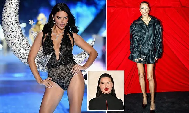 Adriana Lima, 45 anos, mostrou um corpo muito magro em Paris semanas antes do desfile da Victoria's Secret. É preocupan…