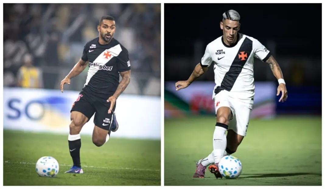 Puma Rodríguez com 0,35 participação direta em gol por jogo contra 0,09 de Paulo Henrique no Vasco 2026. Os números mos…