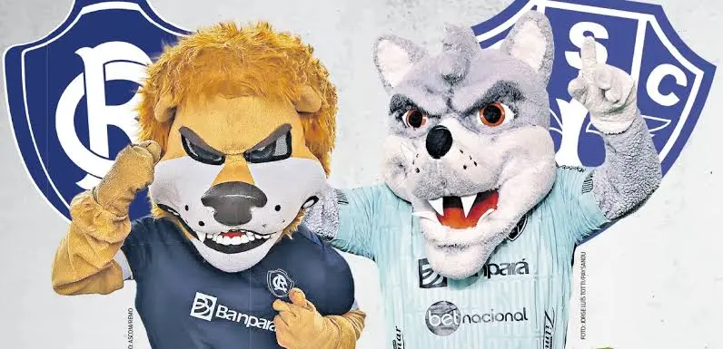 Remo na 23ª colocação, com média 5,06 pontos, no ranking de beleza de escudos dos clubes brasileiros. O símbolo azulino…