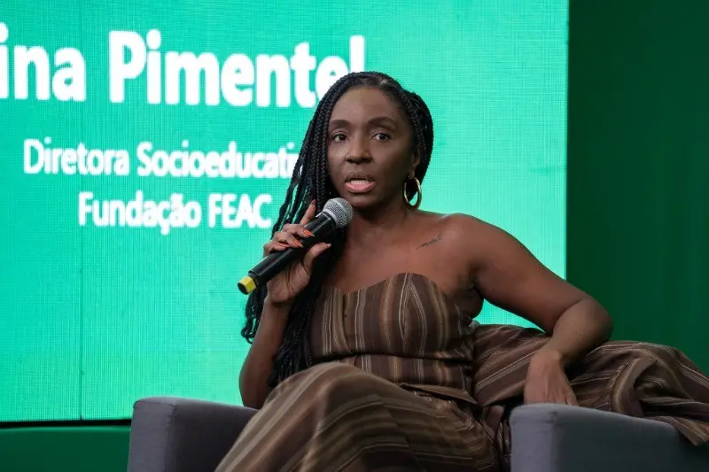 Nina Silva falou sobre diversidade na palestra da PUC Campinas, dizendo que diferentes perspectivas abrem cabeças e exp…