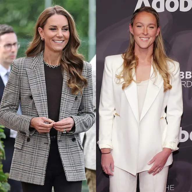Kylie Kelce pediu desculpas à Kate Middleton depois de mencionar a Princesa do País de Gales no podcast. A anfitriã esc…
