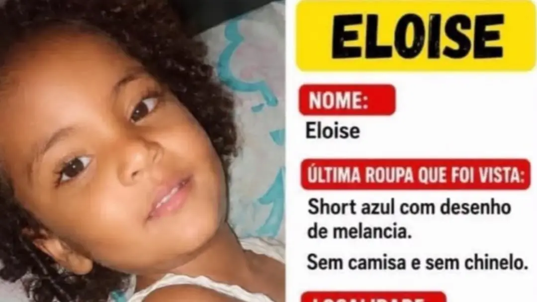 Eloise, menina de 4 anos, foi encontrada morta em piscina em Duque de Caxias. A investigação descartou crime, mas a mãe…