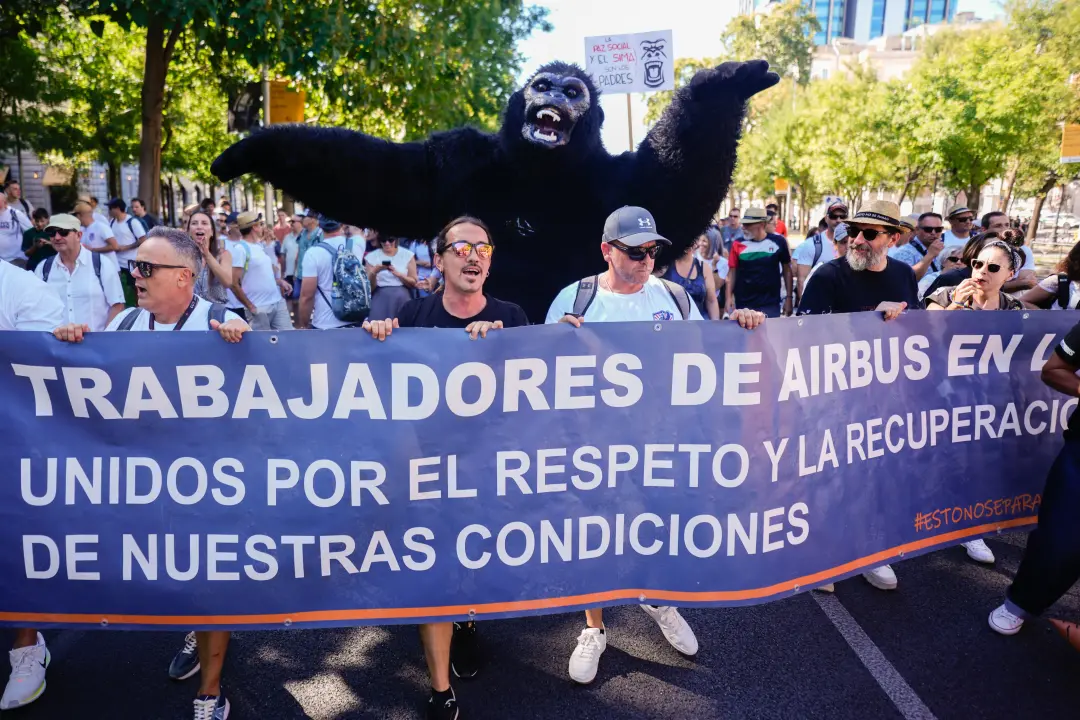 Airbus na Espanha validou o pré acordo laboral com 76,6% dos votos. Isso mostra que o diálogo com o Ministério de Indús…