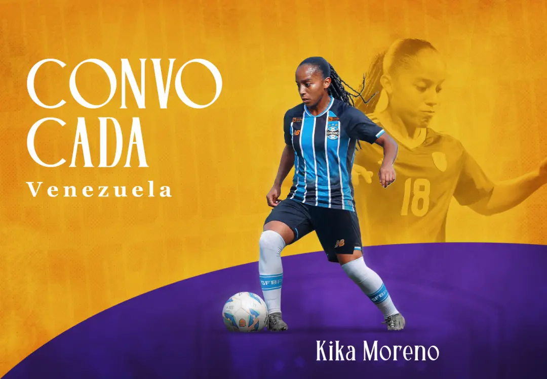 Kika Moreno vai jogar amistosos pela Venezuela em outubro, enfrentando a Colômbia nos dias 10 e 13. Ela já ganhou o Gau…