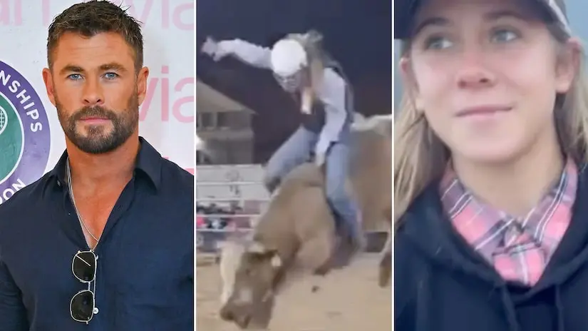 India Rose, filha de Chris Hemsworth, ganhou uma competição de montaria de touros com 14 anos. É inspirador ver a força…
