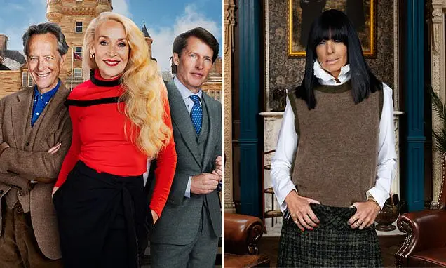 Jerry Hall, Richard E Grant e James Blunt falando sobre o Traitors, e ela revelando o que disse a Mick Jagger. O visual…
