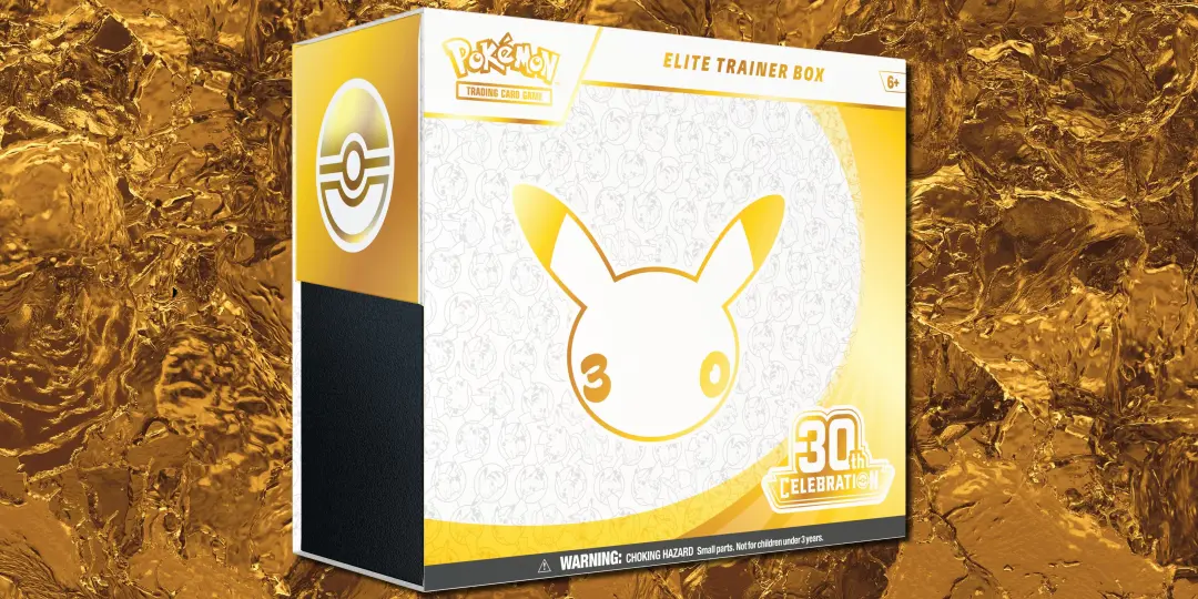 Box de Celebração 30 anos do Pokemon TCG chegou com quase 200 cartas, incluindo 30 Pikachu especiais e o Blood Mew. Ach…