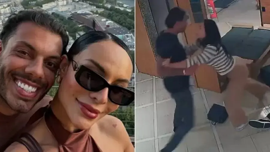 Aline Mineiro terminou o namoro com Nelson Mesquita Neto dois meses depois de agressões em condomínio de Santo Amaro, S…