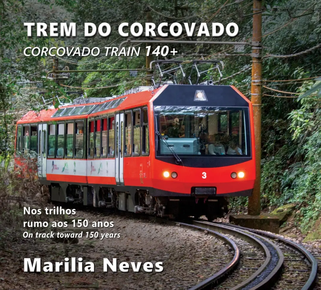 Trem do Corcovado virou personagem de livro com 208 páginas bilingues. Essa referência mundial de turismo ecológico mer…