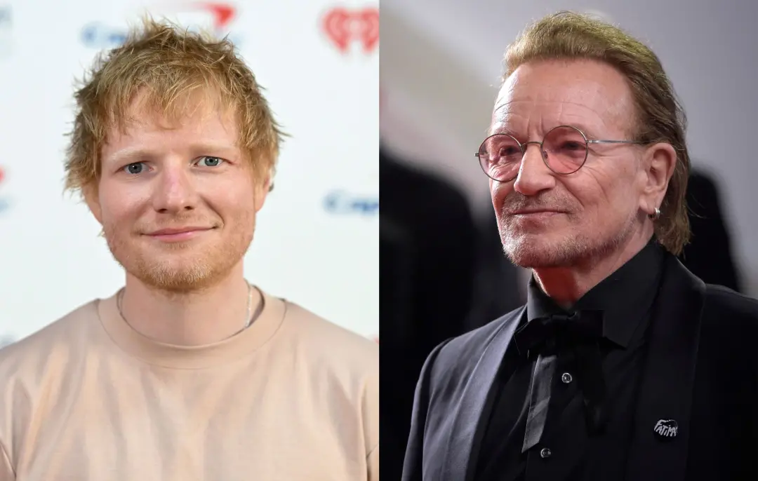 Bono falou que Ed Sheeran não queria entrar em política na colaboração com U2 em 2026. Escolher ficar fora das polêmica…