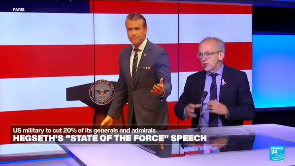 Estados Unidos cortam 20 por cento de generais e almirantes, diz Pete Hegseth. A medida visa aumentar a responsabilizaç…