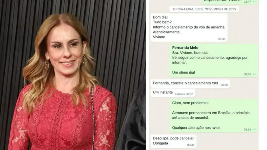 Viviane Barci de Moraes reservou voos de jato e helicóptero de Daniel Vorcaro para 19 de novembro do ano passado. Isso …