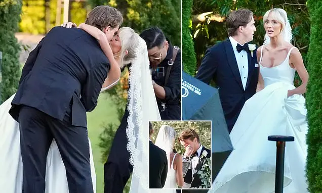 Annie Knight casou com Henry Brayshaw numa cerimônia íntima na Gold Coast. Achei bonito o jeito que eles fizeram o even…