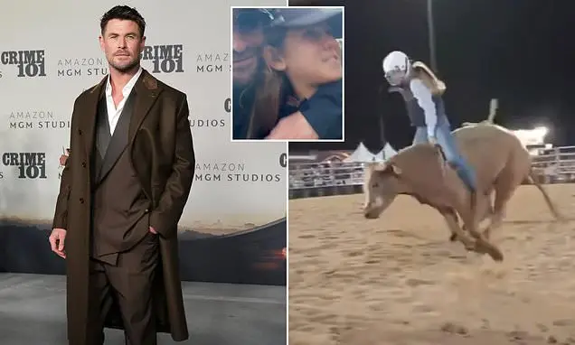 India, filha de Chris Hemsworth, venceu competição de rodeo só de meninos com honrarias, segundo o registro. É bonito v…