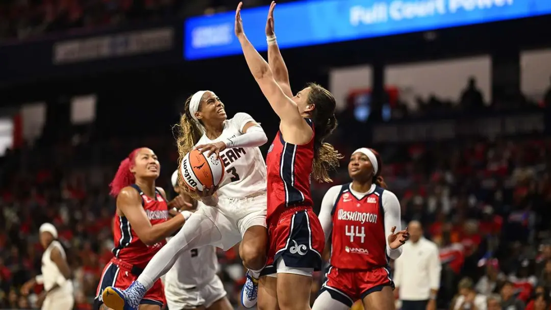 Atlanta Dream varre Washington Mystics em dois jogos, 93 a 75 no segundo, e sai para as semifinais. Esse fim de sequênc…