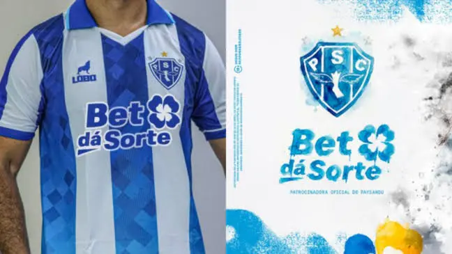 Paysandu com Bet da Sorte no uniforme enquanto o governo fala em proibir as apostas. O clube diz que aguarda o desfecho…
