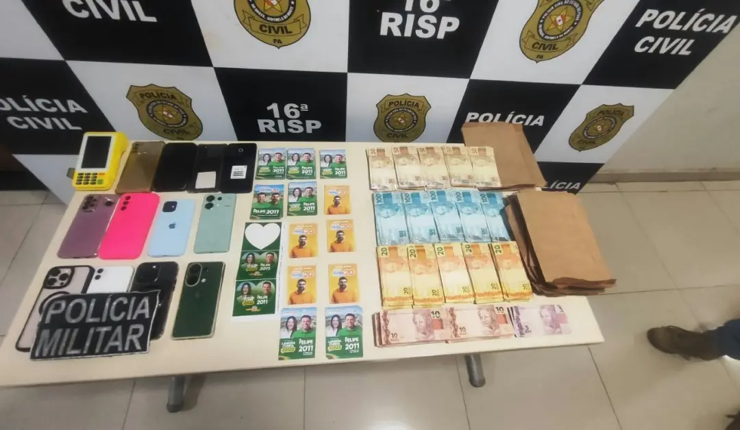 Doze pessoas foram detidas em Parauapebas com R$ 17 mil em dinheiro, suspeitas de compra de votos em um estabelecimento…