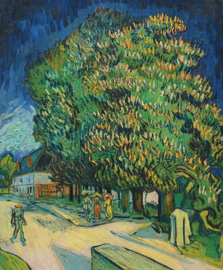 Um quadro de Van Gogh, Châtaigniers en fleurs, de 1890, vai a leilão por quase R$ 1 bilhão. É irado ver uma obra desse …