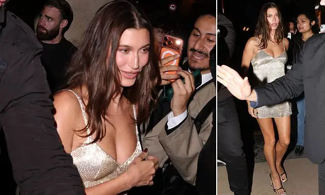 Hailey Bieber arrasou com um minivestido de pedrarias em um evento durante a Semana de Moda de Paris. É legal ver esse …